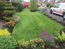 A lovely green lawn treated by GreenThumb Burnley