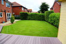 vibrant green lawn treated by GreenThumb Denbighshire