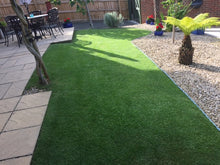 small Green lawn treated by GreenThumb Swindon