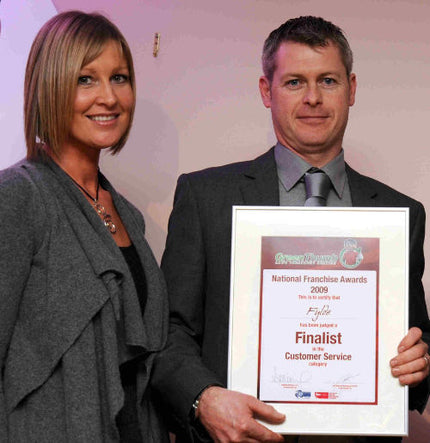 Ian and Suzanne Richardson GreenThumb Fylde franchisee's