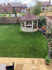 lush summer lawn treated by GreenThumb Worcester