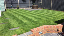 lush lawn with stripes treated by GreenThumb Gravesend