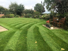 Stripey Lawn treated by GreenThumb Stafford