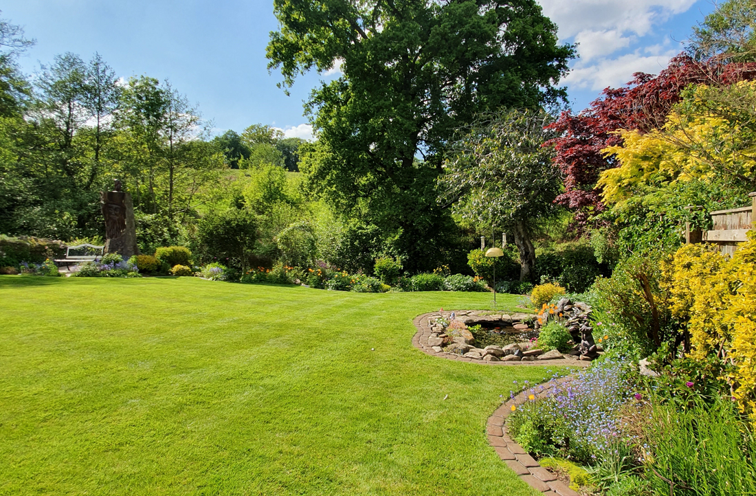 picture perfect GreenThumb lawn in the summer