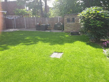 A vibrant green lawn treated by GreenThumb Croydon and Bromley