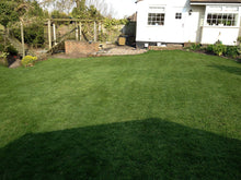 lovely lush lawn  treated by Staffordshire Moorlands 