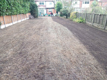 A dead lawn before GreenThumb Birmingham North treatments