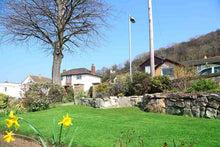 small spring lawn treated by GreenThumb Gwynedd