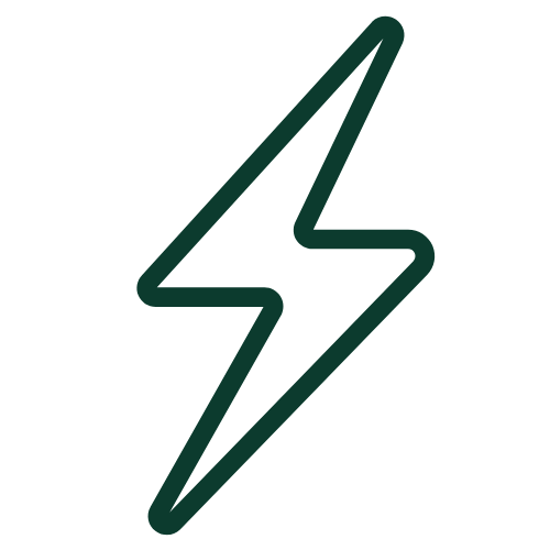 electric icon symbolising electric vehicles 