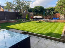 A nice striped lawn treated by GreenThumb Birmingham North