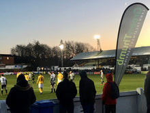 Image of a football game with GreenThumb Lancashire West as the sponsors. 