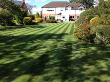 GreenThumb Louth green lawn with house 
